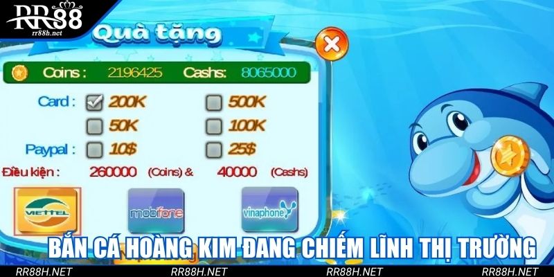 Bắn cá Hoàng Kim thu hút người chơi nhờ tính năng mới
